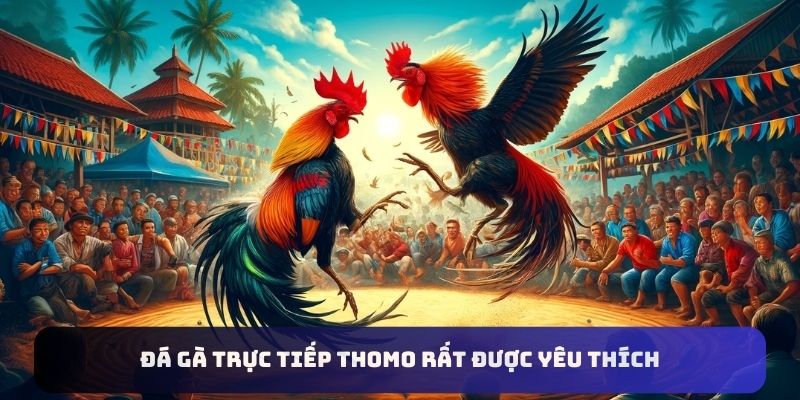 Đá gà trực tiếp Thomo rất được yêu thích